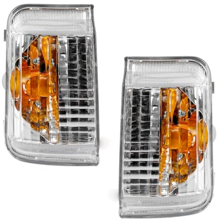 2x Indicatori di direzione per specchietto retrovisore sinistro destro specchietto esterno, indicatore di direzione laterale, compatibili con Peugeot Boxer Citroen Jumper Fiat Ducato (2006-2020