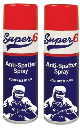 2 x Super 6 Solvent Free 300ml Anti-Spatter Welding Spray