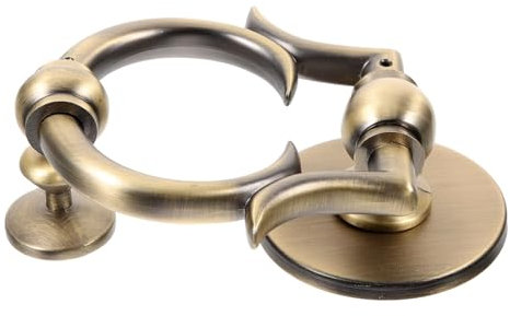 HOMOCONO Batacchio Per Porta d Ingresso in Lega Di Zinco Finitura Vintage Design Europeo Minimalista Adatto Per Porte Esterne Di Casa