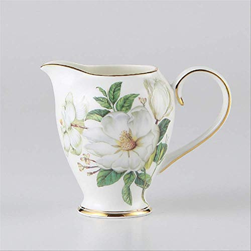 Service à café en Porcelaine Anglaise Camellia Service à thé en Porcelaine Anglaise Pot en céramique Crémier Sucrier Théière Tasse à café