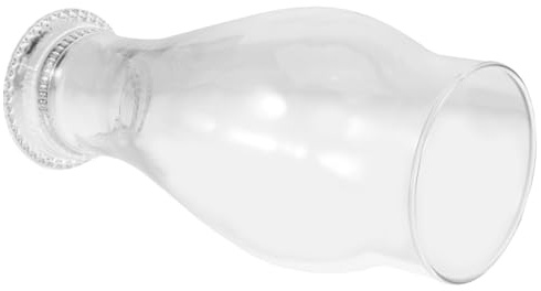 Levemolo Öllampenschirm zu Vintage aus Lampenschirm Glas Klare Lampenabdeckung Robust und Einfach Montieren für Petroleumlampe