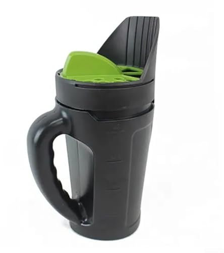 Strumento portatile efficiente per distribuire facilmente sale o granuli su prati e marciapiedi