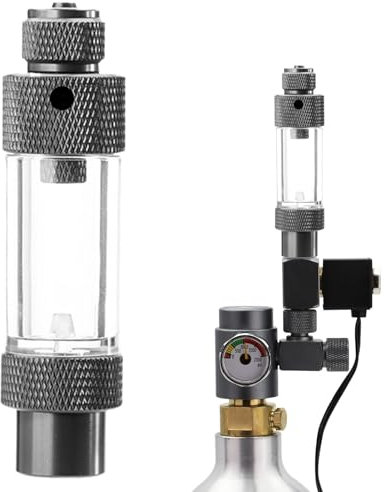 Aquarium -CO2 -System, CO2 -Generator für Pflanzen | Aquariumluftventil - Diffusor -Regler -Luftpumpenzubehör mit Scheckventil für gepflanzten Tanks