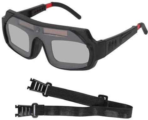 Zqxnt Einstellbare Solar Schweißbrille Mit Automatischer Verdunkelung Und Bequemen Trägern Für Augenschutz Automatische Verdunkelungsbrille Sicherheitsausrüstung