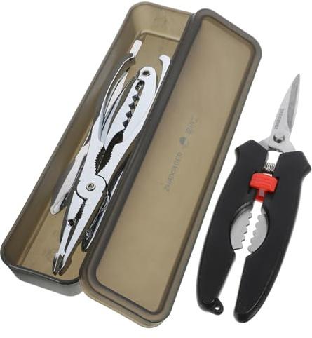 Hemobllo Outils pour Crustacés Acier Inoxydable Pinces et Fourchettes Antidérapantes pour Crabes Homards et Fruits de Mer Ustensiles Ménagers Résistants