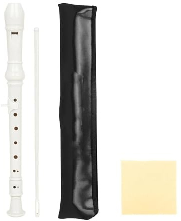 Blockflöjt Professionell Blockflöjt 8 Håls Sopran Advanced White Fluter ABS Klarinett Träblåsinstrument