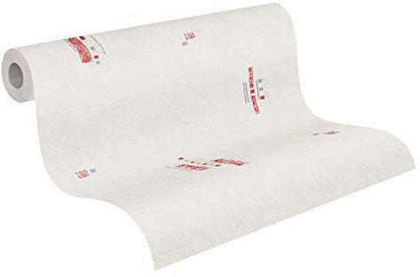 A.S. Création Vliestapete Bahamas Küchentapete 10,05 m x 0,53 m rot weiß grau 956171 95617-1
