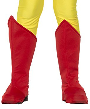 Rubies Superhero Red Boot Tops for Kids, Unisex One Size