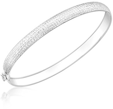 Carissima Gold Damen Amreif 9k (375) Gold Diamant-geschnitten Flexibel