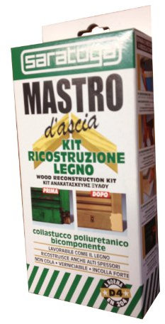 KIT RICOSTRUZIONE LEGNO 150+150 ml D4