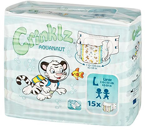 Crinklz Aquanaut Large - Packung mit 15 St??ck