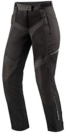 SHIMA Jet - Atmungsaktive Mesh-Paneele Wasserdichte Herausnehmbare Membrane Level 2 Rückenprotektor inklusive Erweiterte (Hose Damen, Schwarz, L)