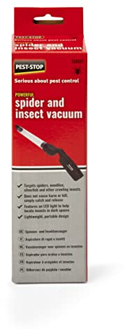 Pest-Stop Aspiratore per ragni e insetti, soluzione priva di sostanze chimiche, leggero, portatile, facile da usare, nessun danno o uccide, lunghezza del dispositivo 43 cm