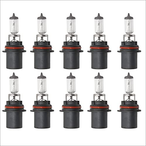 akhan 10 Stück HB1 9004 80/100W Halogen Lampen Standart Fahrzeug Ersatzlampen