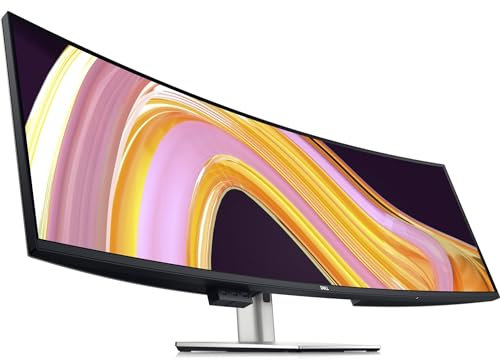 UltraSharp U4924DW 49 Dual Quad HD (DQHD) Curved Screen Edge WLED LCD Monitor - 32:9,Black