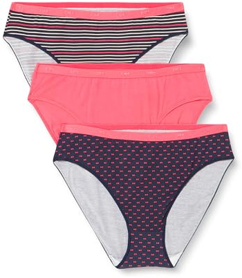 Dim Pack De Braguitas De Algodón Les Pockets Mujer x3
