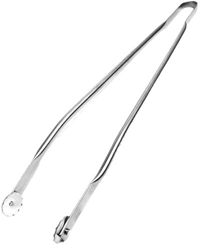 TOZBLEU Pince réversible - 1 pcs pour la cuisson des saucisses,30cm,pour barbecue, rotative, en acier inoxydable, pour saucisses, saucisses, saucisses,Pince à barbecue avec longue poignée