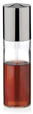 Wintem Spray huile et vinaigre en verre et acier inoxydable 5 x 18 cm – Résistant et facile à nettoyer et à démonter – Facile à manipuler et à ranger – Distributeur de pulvérisation permet une