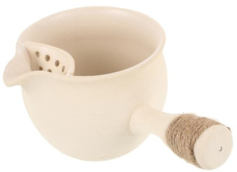 FONDOTIN Tetera De Barro Con Asa Lateral Hervidor De Té Gongfu Para Camping y Uso Doméstico y Frío Para Infusiones De Té Suelto