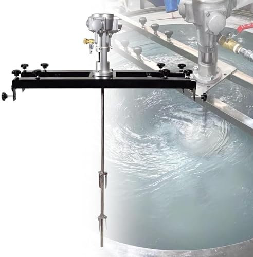 ZenSeFarin IBC Luftrührwerk, Tankmischermaschine, 1000 L Pneumatisches Rührwerk, Einstellbare Größe, Zum Auflösen Von Viskosen Flüssigen Tinten Und Lackbeschichtungsmaterialien