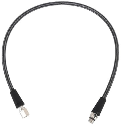 CHEOTIME Hochdruckschlauch, Scuba -Tauch -Hochdruck -Regler -Schlauch mit 7/16 20Unf Faden 25,6 Zoll Aluminiumlegierung Carbon Faser gewebter Tauchschlauch zum Tauchen zum Tauchen