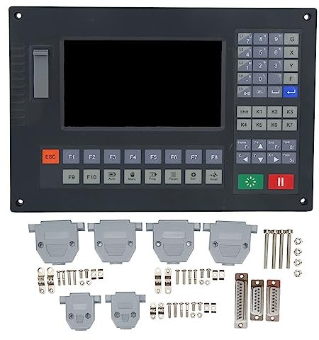 sistemas de Controlador CNC DSP, Cortador de plasmas de Seguimiento Automático con Software Mejorable, 64 M SDRAM para Metal, Piedra, Máquinas de Corte Láser (aluminio, gris)