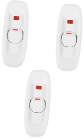 Operitacx Lot De 3 Interrupteurs À Pincement Manuels De Style Ancien Rétro Vintage Pour Lampe De Chevet Petit Bouton De Commande Pour Lampe De Chevet Noyau En Cuivre