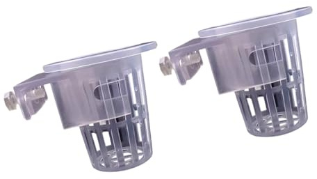 NONGYU Aquarium-Pflanzenständer, Pflanzenzucht mit Clip für aufgetauchte aquaponische Dekorationen, Korb, Zubehör, Heim-Aquarium-Dekoration