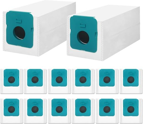 14 Pezzi Sacchetti per Aspirapolvere per Samsung Bespoke Jet VCA-ADB95 e VCA-ADB9, sacchetti di ricambio per aspirapolvere, tessuto non tessuto resistente all'usura,Clean Station Dust Bag