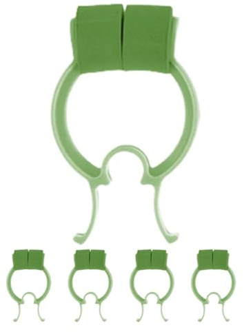 IMIKEYA Pinzas Nariz 5 Unidades Color Verde, Clips para Detener Hemorragias Nasales, Dispositivo para Entrenamiento Respiratorio Pulmonar, Clips de Seguridad para Natación
