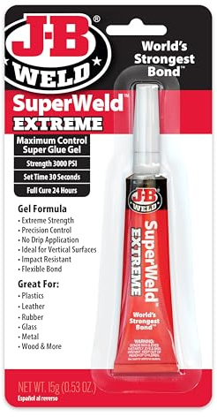 J-B Weld SuperWeld Extreme Superglue - 15g