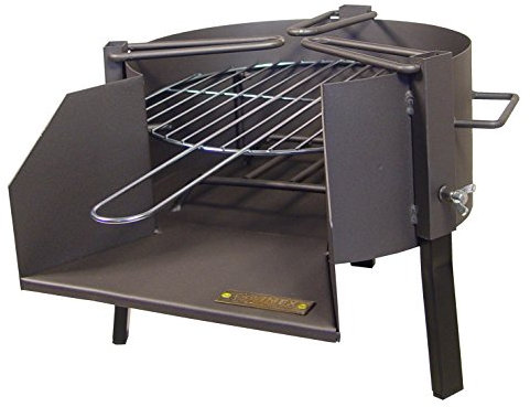 Imex El Zorro 71423.0 Barbacoa Sobremesa con Parrilla Cincada, Negro, 35 x 48 x 31 cm