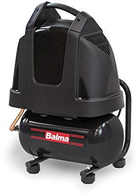 balma Compresor Portátil de viento, 6 L, 1,5 HP, 8 Bar
