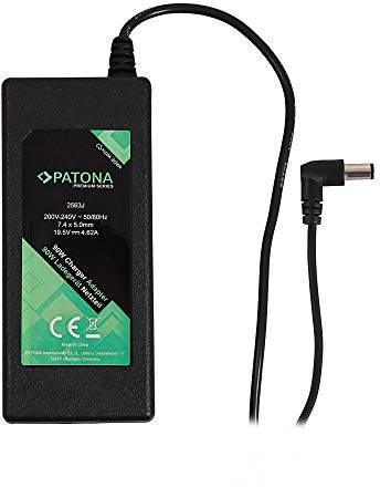 PATONA Premium Netzteil 19,5V 4,62A 90W für Dell Inspiron E1405 E1505 E1705 E1705 1764 1570 7520 9400 9100 300M 500M 5005M 600M Latitude D400 D410 100L X1 X300 D820 D800 D810 D620 D610 D600 Ladegerät