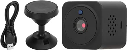 Mini Telecamera per Visione Notturna a Infrarossi HD 1080P Telecamera Senza Fili Wifi Telecamera DV per Citofono Vocale Bidirezionale per la Sicurezza Domestica