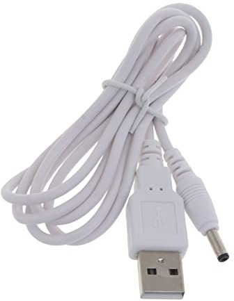 Mxming Adaptateur 3,5 mm x 1,35 mm femelle vers USB mâle - Câble d'alimentation de rechange 5 V - Charge rapide USB vers 3,5 mm x 1,35 mm - Cordon d'alimentation 5 V