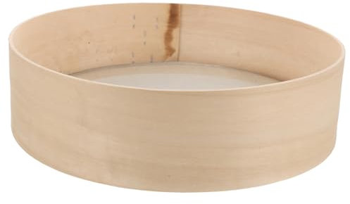 CIYODO Mehlsieb Aus Holz Für Küche Backen Pulverisierte Sieb Manuelle Siebwerkzeug Für Mehlfilterung Und Mit Wasser