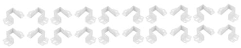 ANDRESLAD 5sets Bettgitter Armaturen Bettrahmen Klammern Eisen Befestigungen Scharnier Schnallen Zubehör 4 Stücke * 5