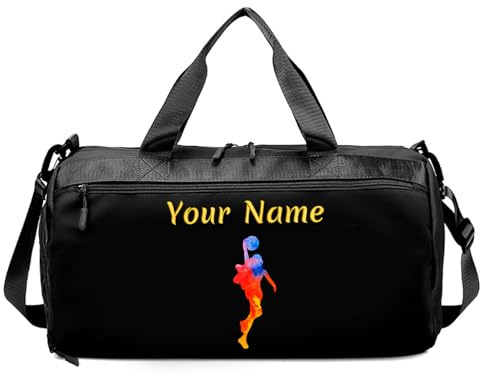 Personalisierte Gepäcktasche mit Namensfoto, individuell gestaltete Gepäck-Turntasche mit Nass- und Trockentaschen für Tanzreisen, personalisierte Sporttasche für Männer und Frauen