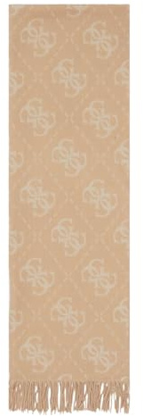 GUESS Scarf 70 x 190 Latte Logo