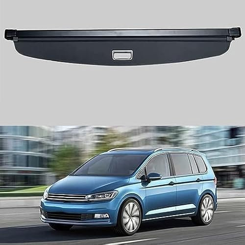 DHONDT Auto Laderaumabdeckung für VW Touran 2020,Schutzhülle Versenkbarer Kofferraumdeckel Autozubehör