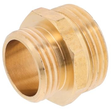 Toddmomy Adaptador Reductor Macho Macho Ght 3/4 a 1 Pulgada de Latón