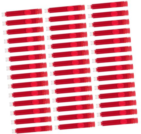 DOITOOL 50stücke Tintenstift-nachfüllungen Für Füllfederhalter Füllfederhalter-tintennachfüllungen -zubehör Praktische Tintennachfüllungen Schwarze Tinte Für