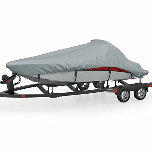 Bootspersennng Persenning Bootsplane Schutzplane, Snsowed Boat Cover, Bootsabdeckung, Persenning, Abdeckplane Boot, Persenning Boot, Außenborder Abdeckung, Boat Covers, Grau