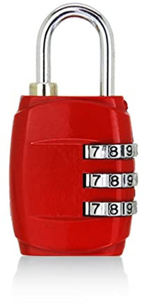 Lucchetti a combinazione， Lucchetti per valigie Lucchetto con password a 3 cifre, lucchetto a combinazione for bagagli da viaggio, piccolo lucchetto for cassetti, lucchetto elettronico(Rose,Rose)