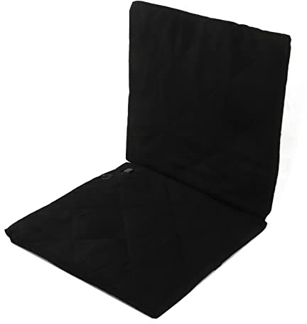 ZASCHMOY Beheizter Sitzkissen 3 -Level -Heizung Zum Angeln und Gebrauch Im Freien Faltbares Sitzkissenpad mit USB Netzteil, Geeignet für Camping und Stadionstühle Geeignet