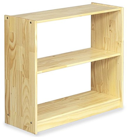 IDIMEX Standregal mit 3 Böden, Natur - Bücherregal aus Kiefer Massivholz für Kinderzimmer oder Büro