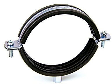 Apolo 928Ri - Abrazadera Metálica Reforzada Isofónica M8+M10 Tipo Ri, Diámetro 28 Mm, Acero Cincado, 100 Unidades