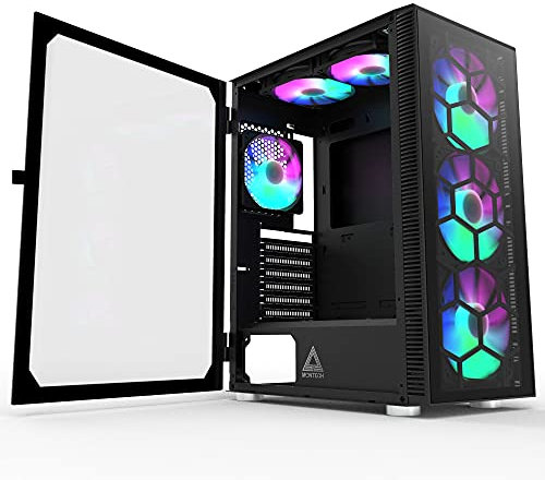 MONTECH X3 Glass Midi-Tower Carcasa para Juegos Negro