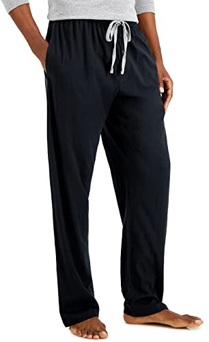 Hanes Men's X-Temp Jersey Pant, Midnight Black, 4X-Large